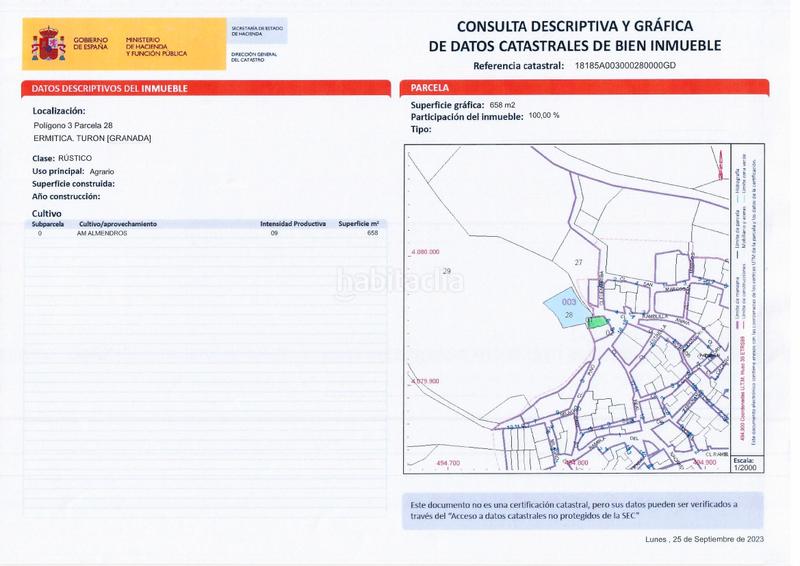 Foto 32b2ed18-a6fe-4bbc-81f1-a67573877613. Terrain résidentiel dans calle del pino 8 dans Turón