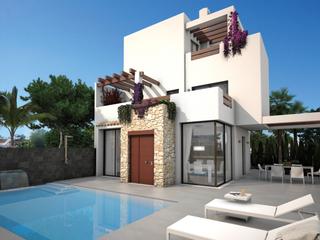 Chalet en Rojales. Nuevos chalets villas las lagunas en ciudad quesada