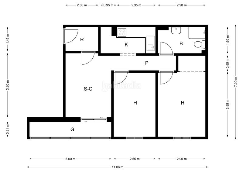 Foto 717c7a75-ab06-43b2-8216-0690f8cf3612. Rent flat with heating in Universidad Getafe