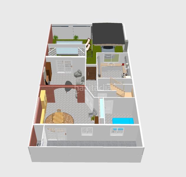 Foto 2681491d-49c9-4f6e-a52d-980a2e92a54b. Maison jumelée avec cheminée chauffage parking piscine dans San Martín de la Vega