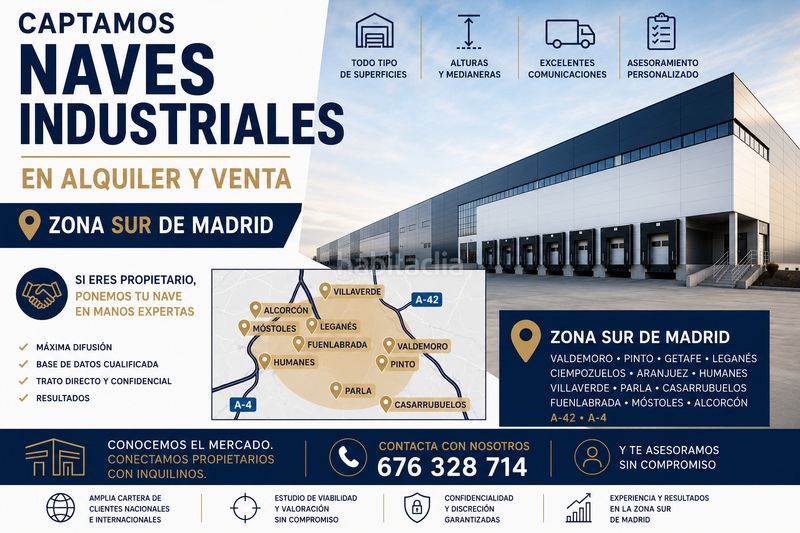 Foto 9dda3ccf-7ddd-49ba-88b3-2f4b15156022. Capannone industriale in calle progreso 2 in Los Olivos-Los Ángeles Getafe