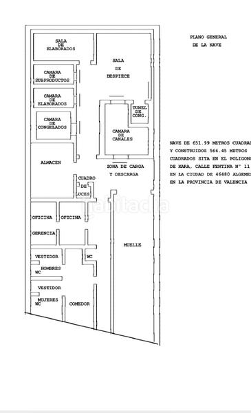 Foto 8003c8d5-9ccd-4d12-a903-a38020645904. Fabrikhalle in Algemesí