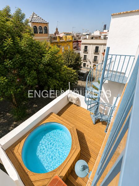 Foto 49ac7822-51be-47a8-a4cb-88e6adbd3467. Casa adossada amb calefacció piscina a Feria Sevilla