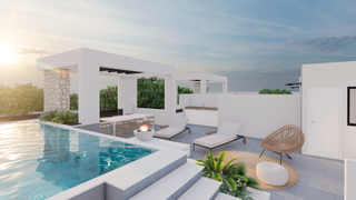 Chalet en Mar Menor golf. Sumérgete en el encanto de nuestro prestigioso conjunto de 6 vil