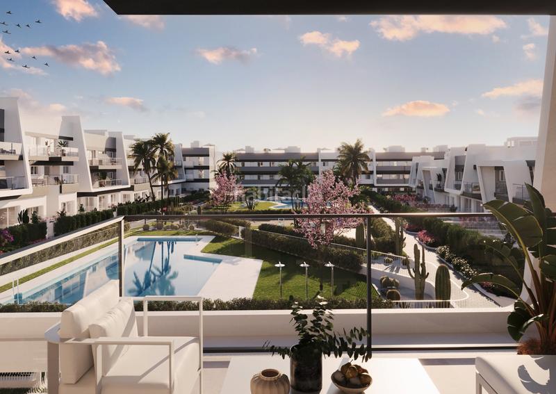 Foto 4b6caf56-d39d-4c5d-8c67-f6bde9473fbe. Apartamento nuevo residencial de 120 apartamentos en gran alacant, en el cabo , muy cerca del parque natural de clot de galvany, en Santa Pola
