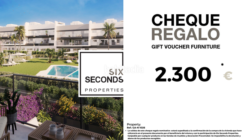 Foto 9a6ea2ee-8280-43ab-8671-7ca2526e01d0. Apartamento nuevo residencial de 120 apartamentos en gran alacant, en el cabo , muy cerca del parque natural de clot de galvany, en Santa Pola
