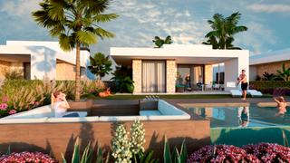 Casa a Algorfa. Estanbspvilla de obra nueva ofrece una distribución en dos plant