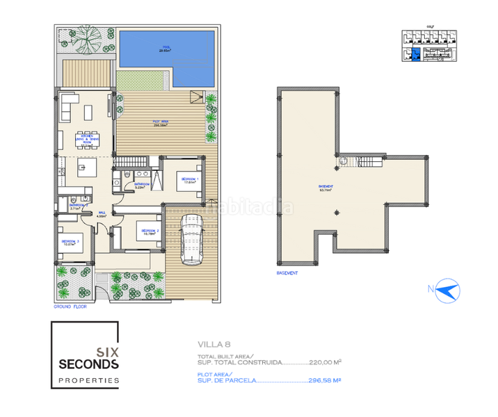 Foto 3934a520-23c7-4b22-a4e8-3a1cb312a9a7. Chalet avec piscine dans Las Lomas de Rame-Bahía Bella Alcázares (Los)