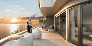 Àtic a Isla del Fraile. Su diseño y arquitectura está integrado en la belleza del entorn