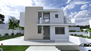 Casa a Miramar - Torre del Moro. Este proyecto de construcción individual consta de tres vivienda