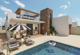 Casa adossada a La Pinilla - Las Palas. Este proyecto único en la pinilla, fuente álamo, murcia, destaca