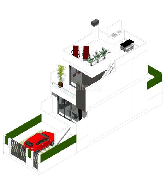 Foto 190e2da1-ab64-44c0-8235-c42b8fdef797. Casa adossada amb aparcament piscina a Cox