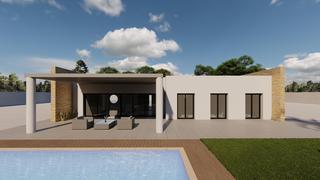 Casa a Pinoso. Descubra esta luminosa villa de obra nueva situada en pinoso, al