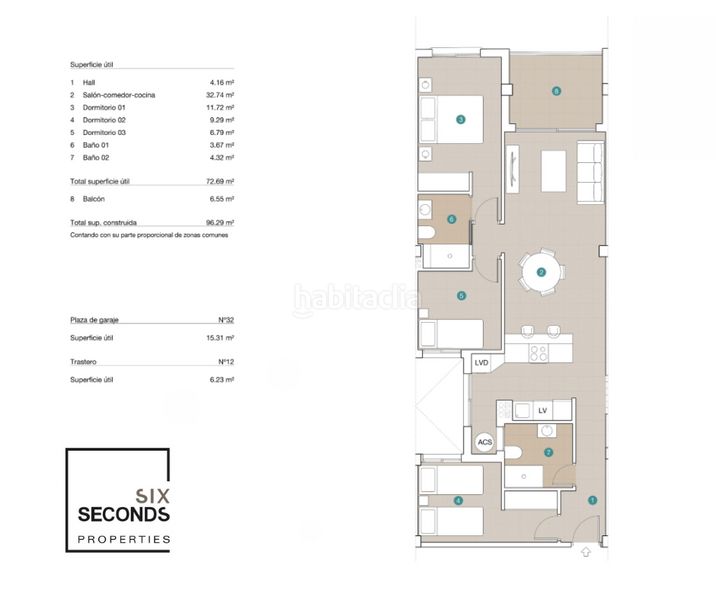 Foto a8815b2f-c204-411c-80c7-9fd0948ae404. Apartament amb aparcament piscina a Jacarilla