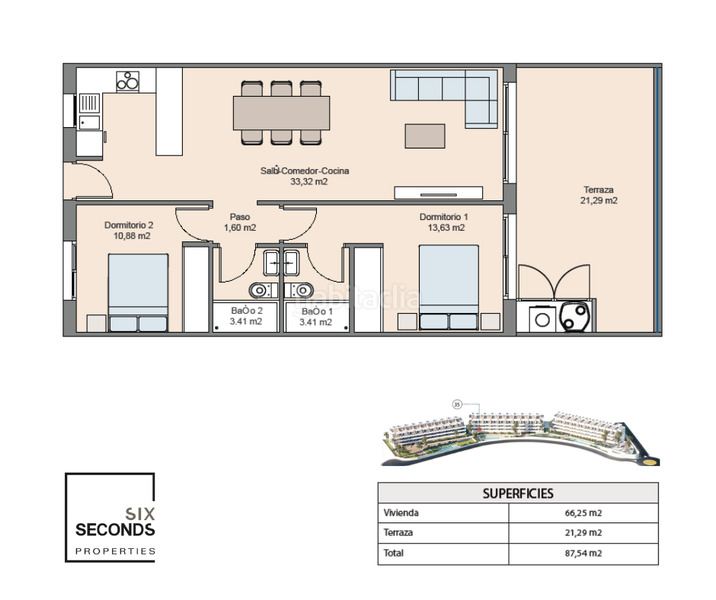 Foto 28ec4905-5135-4ddb-b021-abd6bc710b0f. Apartment with parking pool in balcón de Finestrat-terra marina Finestrat