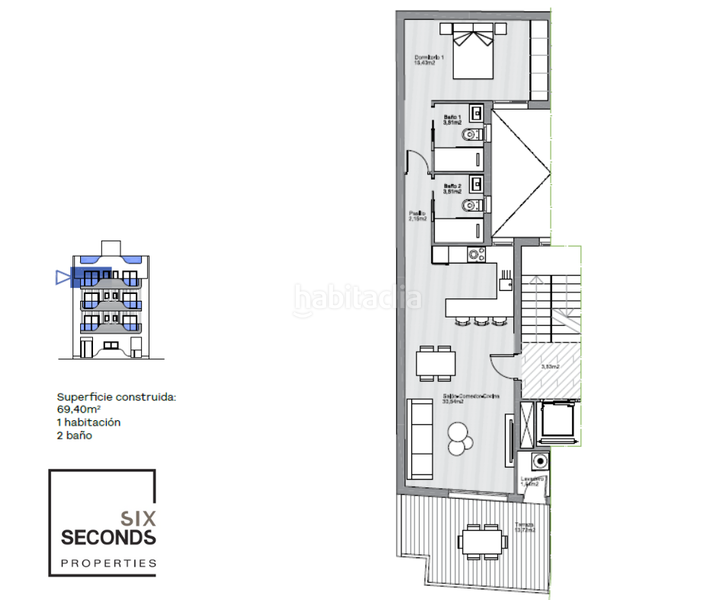 Foto 069a0fc7-1477-4058-9a8e-c51baafe98a2. Apartament amb piscina a El Molino Torrevieja