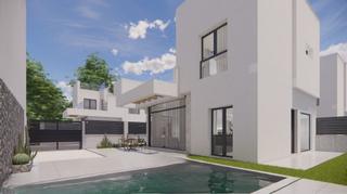 Casa a schiera in Montesinos (Los). Descubra esta elegante villa adsoada de diseño en la herrada, lo