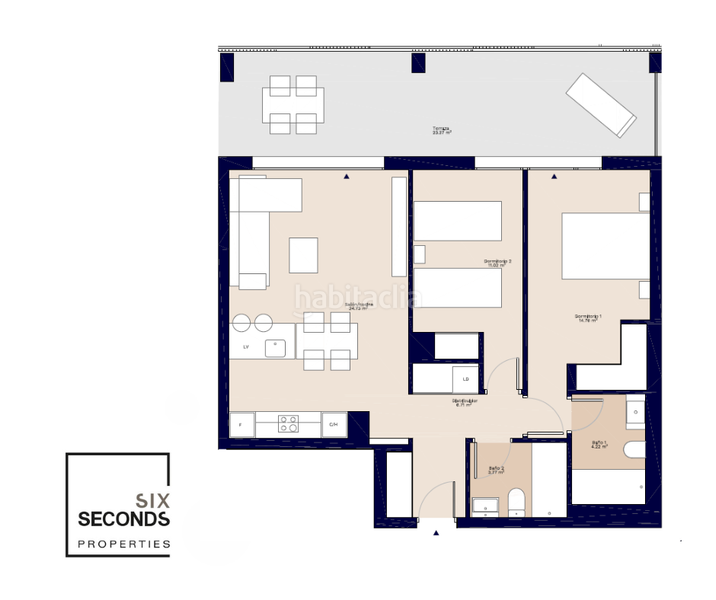 Foto 5fe33474-1d32-4039-a48f-e436ecdbf3ff. Appartement mit parking pool in El Puerto Dénia