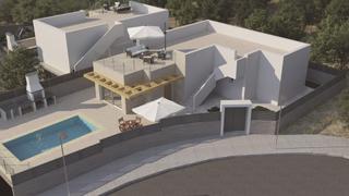 Maison à Polop. Esta maravillosa villa independiente se encuentra ubicada en una