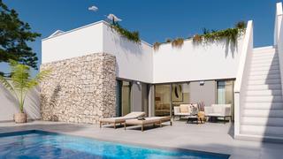 House in Pilar de la Horadada Ciudad. Este nuevo proyecto de villas contemporáneas está situado en pil