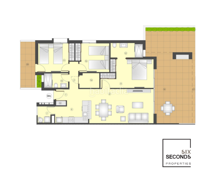 Foto 24e56f2f-ce87-4296-bba5-670952a9ed2e. Apartamento este es un residencial con una ubicación excelente cerca de Playa Flamenca, centros comerciales como zenia boulevard y conectado c en Orihuela