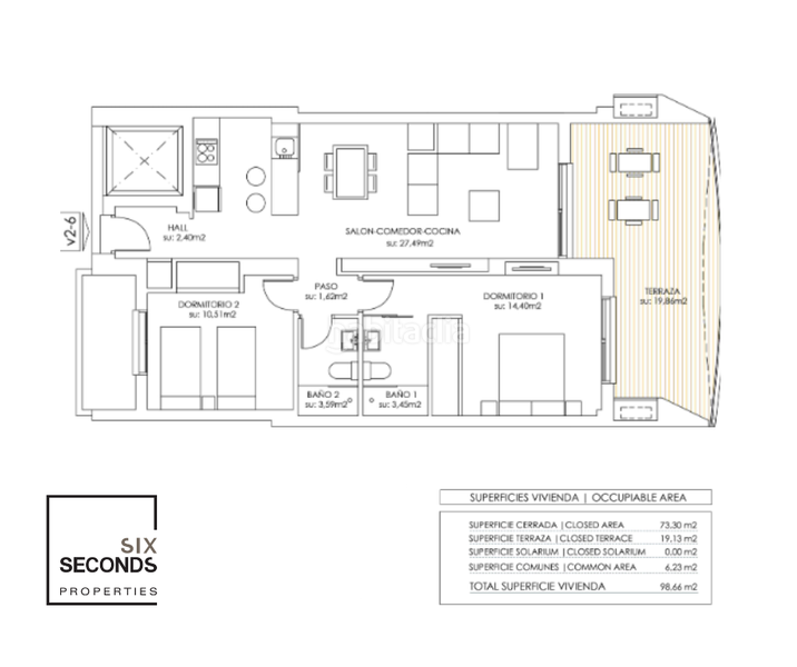 Foto b92cd640-d067-4298-905e-45b8adc272c7. Piccolo appartamento con parcheggio piscina in Playa Flamenca Orihuela