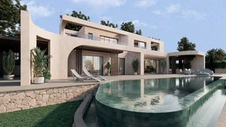 Maison à Cap Martí - El Tossalet - Pinomar. Os mostramos este proyecto de una elegante villanbspcon diseño m