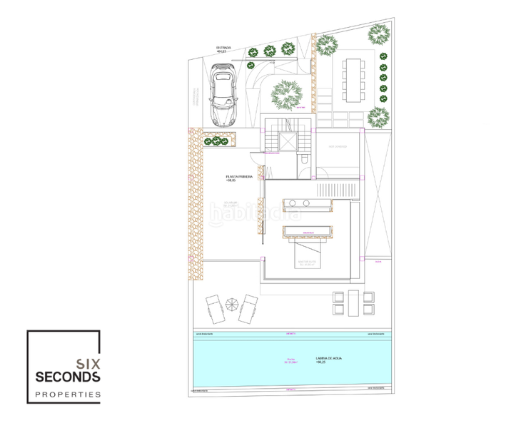 Foto 447a6aaa-dc57-42c6-bd54-2512e915273a. Casa villa de diseñonbspcon una parcela total de 408 metros cuadradosnbspcon vistas a guardamar del seguranbspy al mar mediterráneo. ti en Rojales