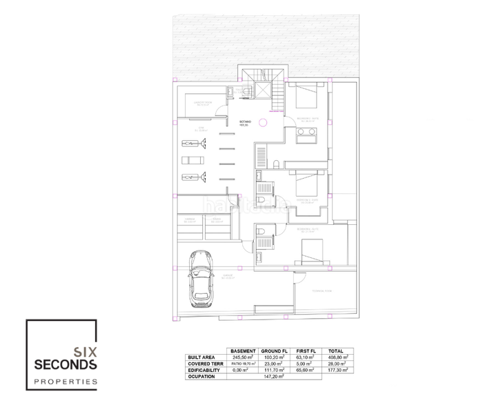 Foto a64137c5-c98a-4319-86d2-122c4cfbf543. Casa villa de diseñonbspcon una parcela total de 408 metros cuadradosnbspcon vistas a guardamar del seguranbspy al mar mediterráneo. ti en Rojales