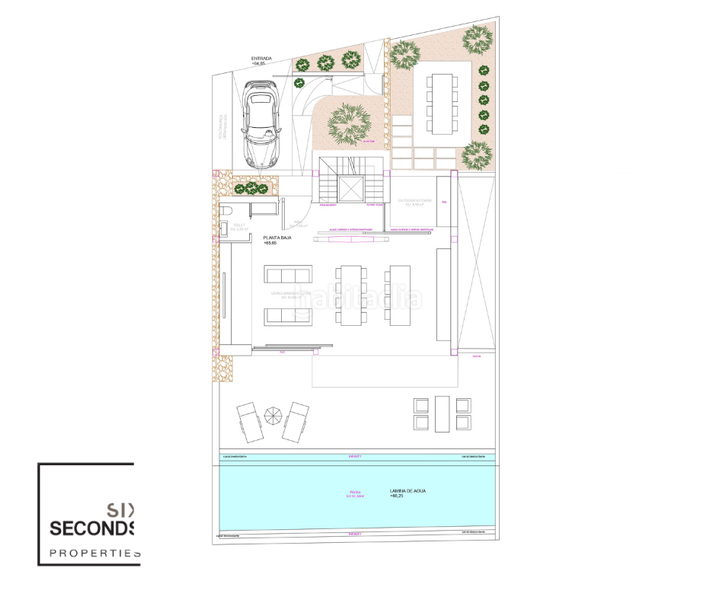 Foto fd4e8bb7-0f5f-4226-b703-e9b7d3567475. Casa villa de diseñonbspcon una parcela total de 408 metros cuadradosnbspcon vistas a guardamar del seguranbspy al mar mediterráneo. ti en Rojales