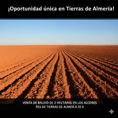Finca rústica en Calle gaviota 1. Venta de baldío de 2 hectáreas en los alcores de tierras de alme
