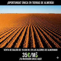 Fondo rustico in Calle gaviota 1. Venta  de baldio en los alcores de almerimar