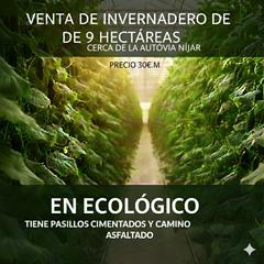 Finca rústica a N/a. Venta de invernadero en ecológico cerca de la autovía níjar.