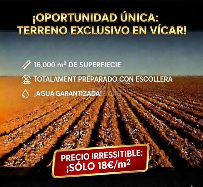 Foto db673979-a6df-438e-bf4c-b26e23936f13. Finca rústica a calle baja estación 9 a Vícar pueblo Vícar