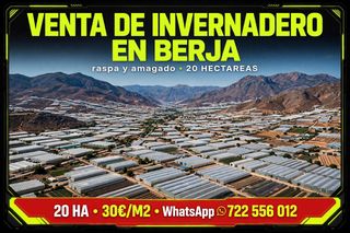 Propriété à Calle isaac peral 1. Venta de invernadero de 20 hectareas en berja.