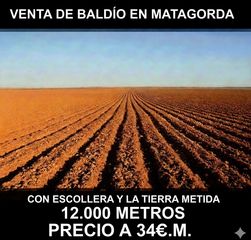Landgut in Paraje matagorda 83. Venta de baldío de 12.000 metros en matagorda.