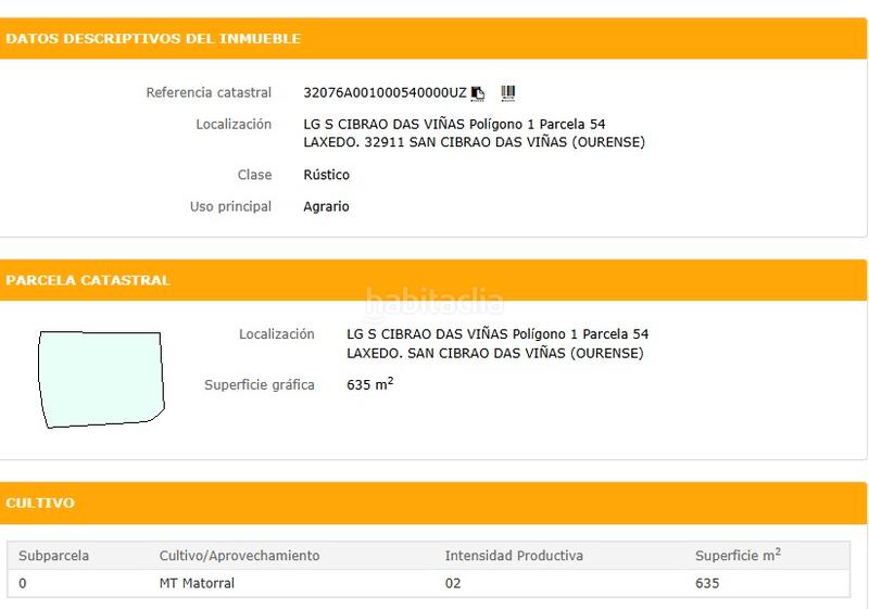 Foto bdd17560-1039-49e6-9918-a4586acf77ec. Terreno residencial en carretera ourense 4 en San Cibrao das Viñas