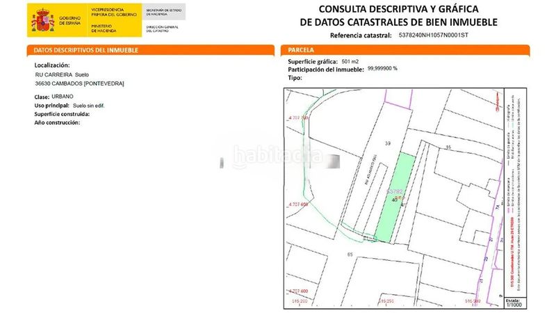 Foto a7847447-65d1-43de-b2da-7e8be28c1a6c. Terreno residencial en Cambados