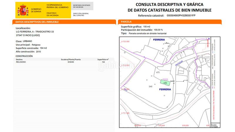 Foto 9ffb9b03-7e7c-455a-81ba-bc0a1d1fdd00. Edificio en lugar a ferreria 3 en Incio (O)