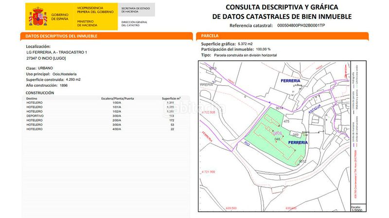 Foto f01804d6-a294-43c1-9a17-33d0defdde95. Edificio en lugar a ferreria 3 en Incio (O)