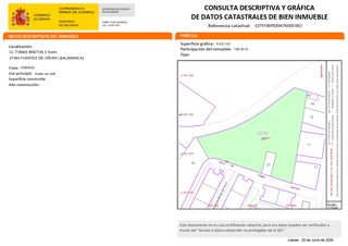 Residential Plot in Calle tomás bretón 6. Terreno urbano en fuentes de oñoro