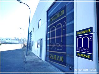 Miete Fabrikhalle in Calle bélgica 32. Inmobiliaria metro cuadrado naves. alquila en villare de la rein