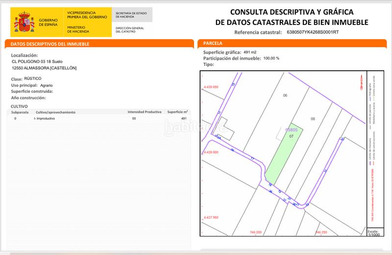 Foto c5fdd6f2-186b-4e25-85aa-628437fec125. Finca rústica solar rustico en Santa Quiteria - Les Boqueres Almazora / Almassora