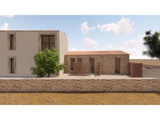 Terreny residencial a Campos. Parcela con proyecto de casa de campo moderna cerca de es trenc