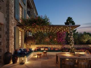 Casa a Sóller. Moderna casa adosada con garaje, piscina y vistas panorámicas en
