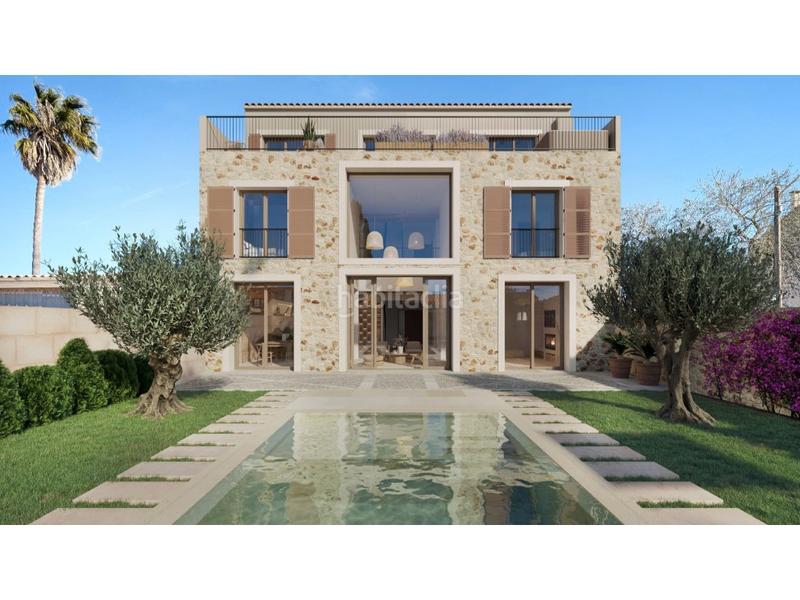 Foto b0deeb3a-0fda-4182-b03c-58f0aed0823c. Casa  adosada con piscina y jardín en zona tranquila pero céntrica de santanyi en Santanyí