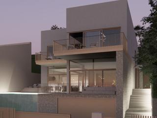 Haus in Alaró. Chalet con casa de invitados y fantásticas vistas en la parte al