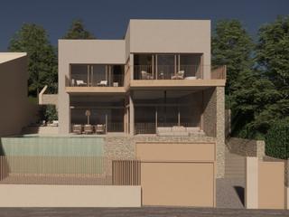 Casa a Alaró. Chalet con casa de invitados y fantásticas vistas en la parte al