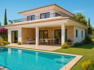 Casa a Cala Llombards. Villa de alta calidad con piscina en cala llombards