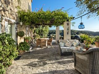 Mas à Puigpunyent. Casa rural histórica con vistas panorámicas en galilea